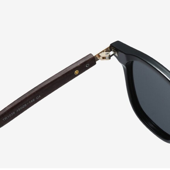 Vintage Wood Grain Holiday Beach Sunglasses main image 4